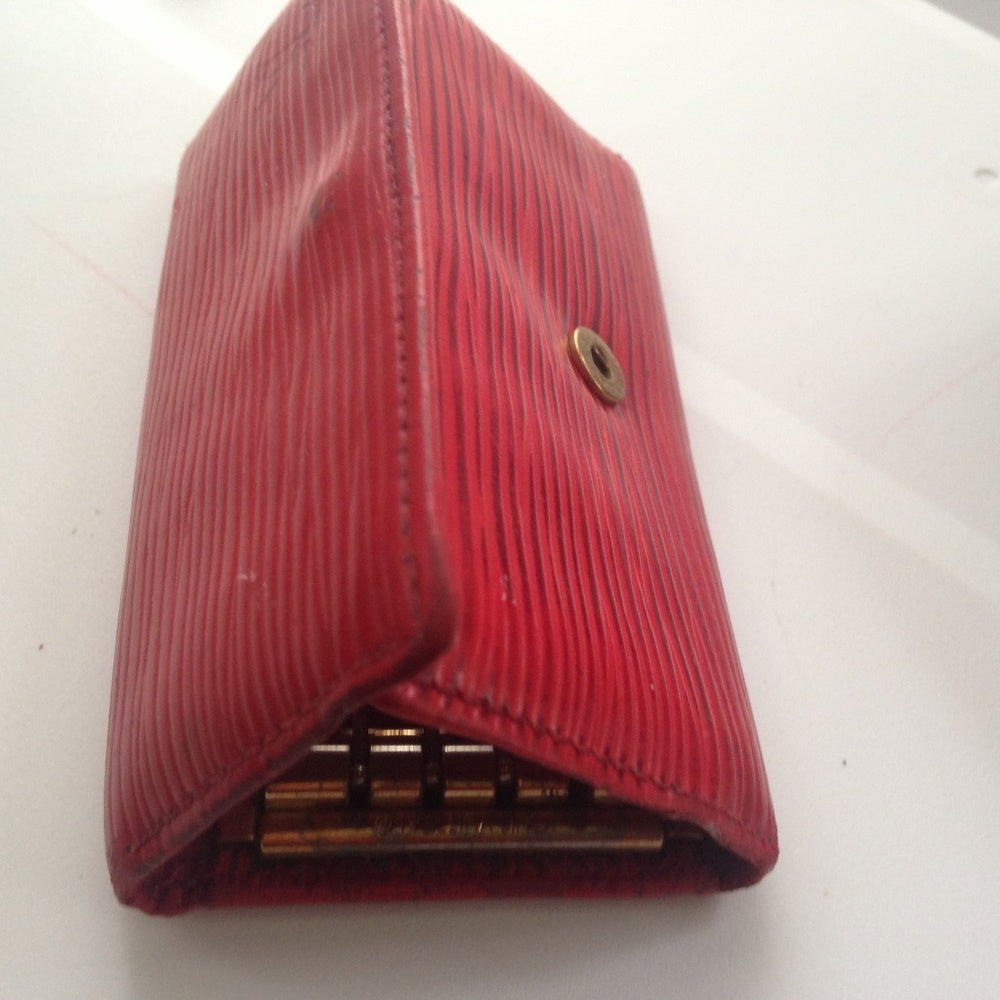 Authentic, Louis Vuitton, Red Epi Leather 4-Hooks