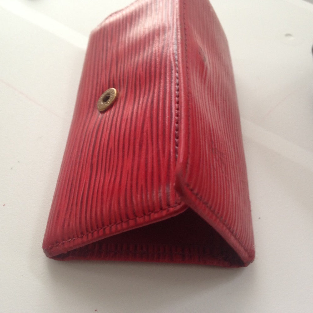 Authentic, Louis Vuitton, Red Epi Leather 4-Hooks