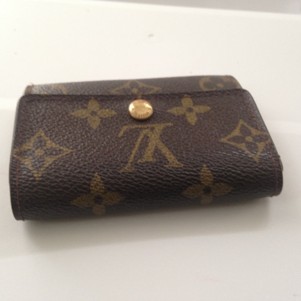 Rare, Louis Vuitton Brown Mono Coin Purse-Key Case