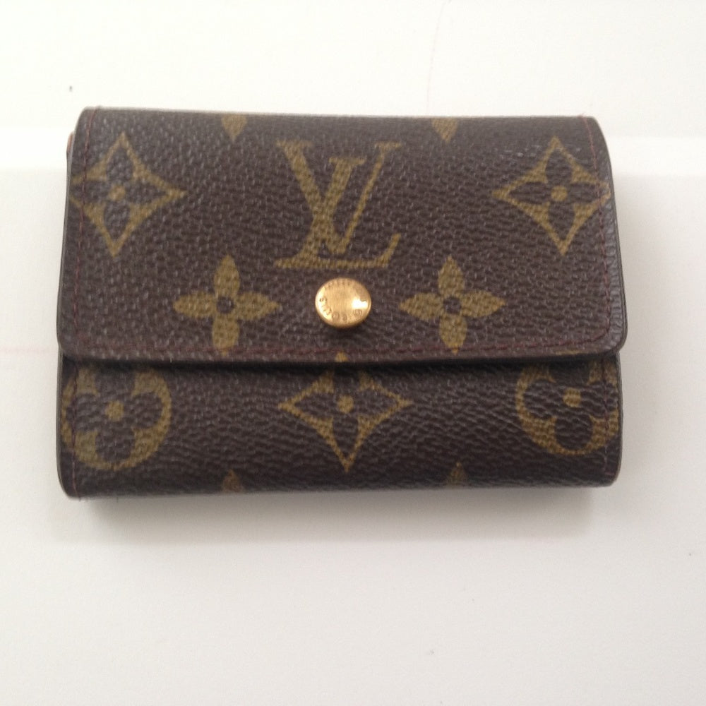 Rare, Louis Vuitton Brown Mono Coin Purse-Key Case