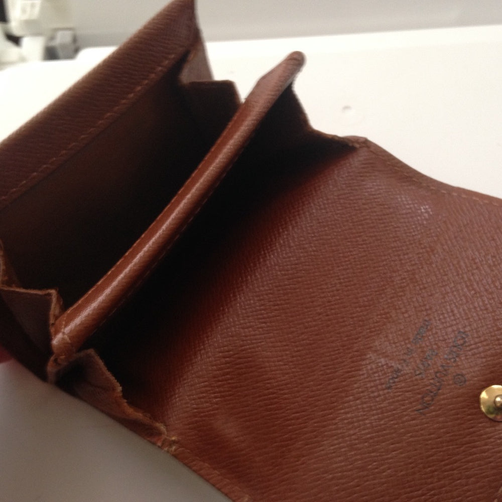 Rare, Louis Vuitton Brown Mono Coin Purse-Key Case
