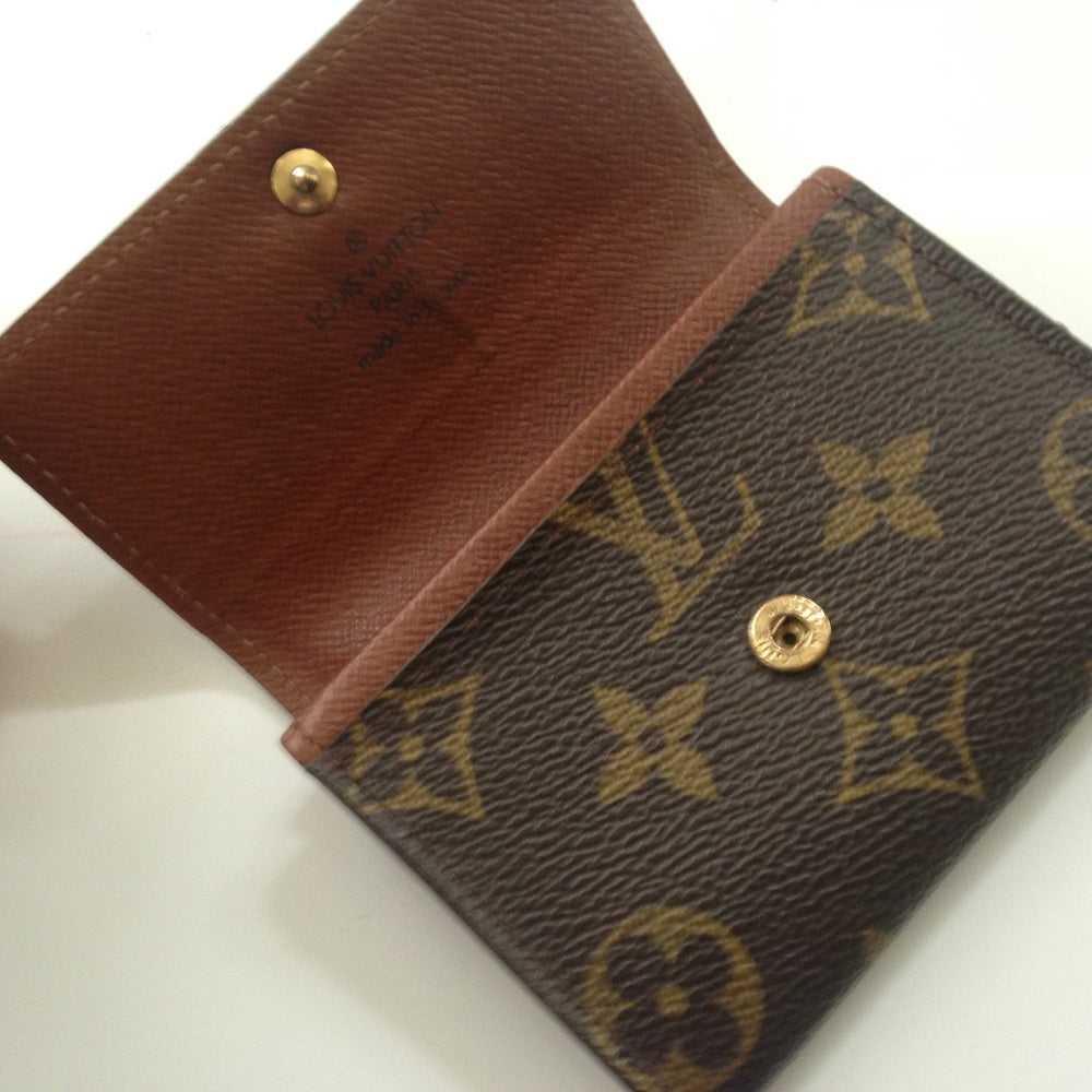 Rare, Louis Vuitton Brown Mono Coin Purse-Key Case