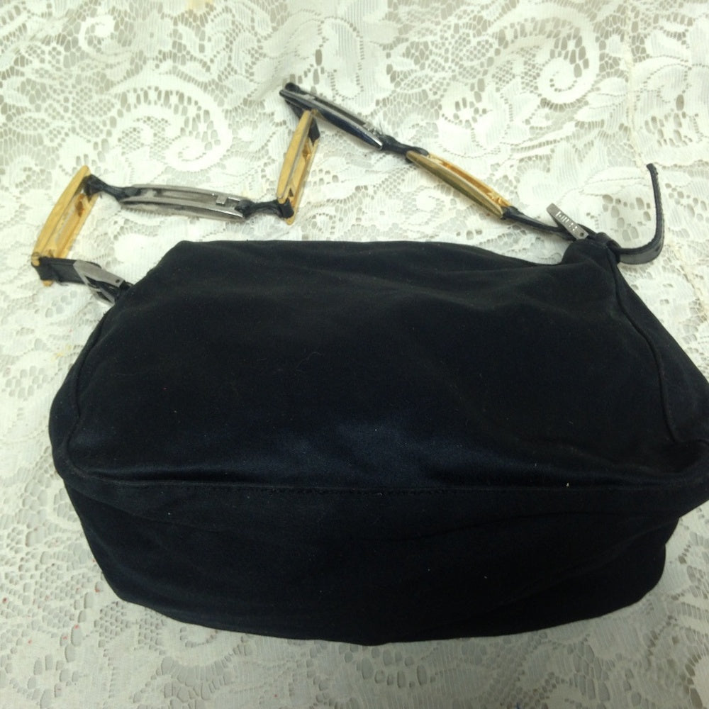 Authentic Fendi Rare Metal Mono Hip-Fanny Belt Bag