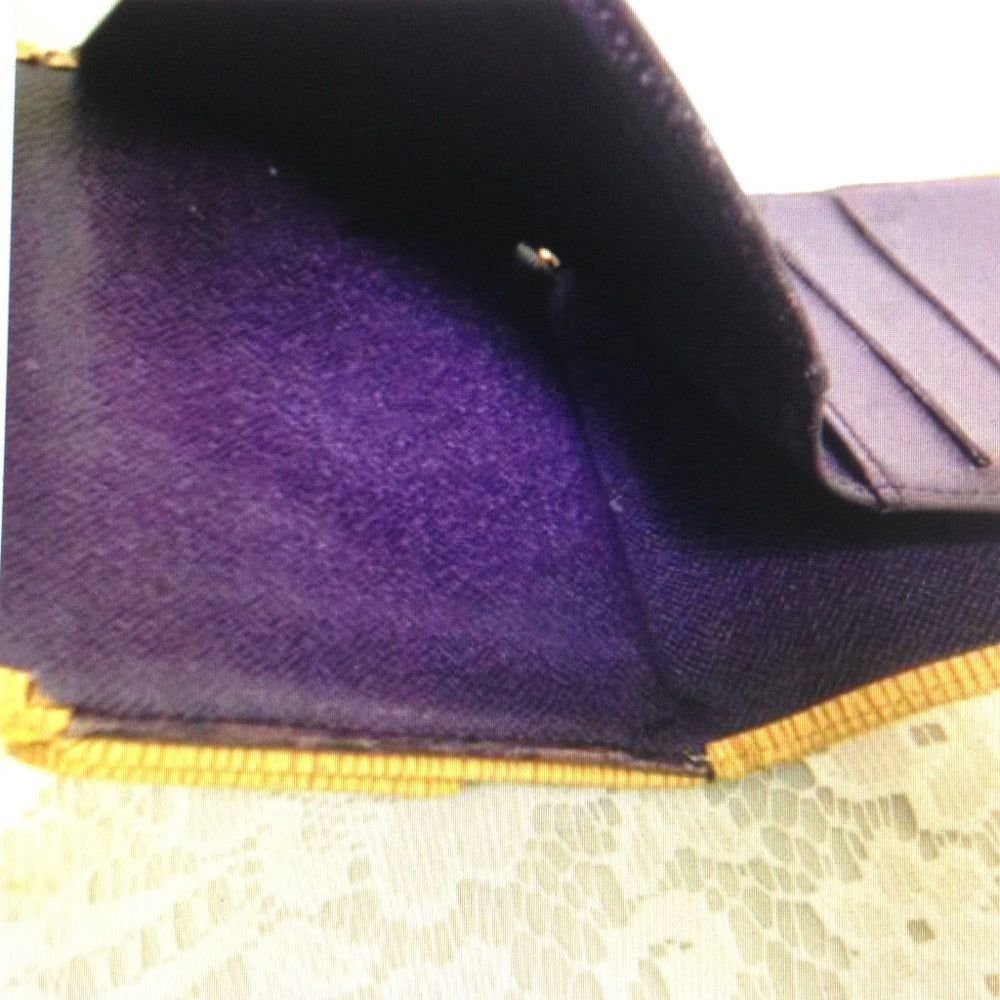 Authentic, Louis Vuitton Yellow Epi Leather Wallet