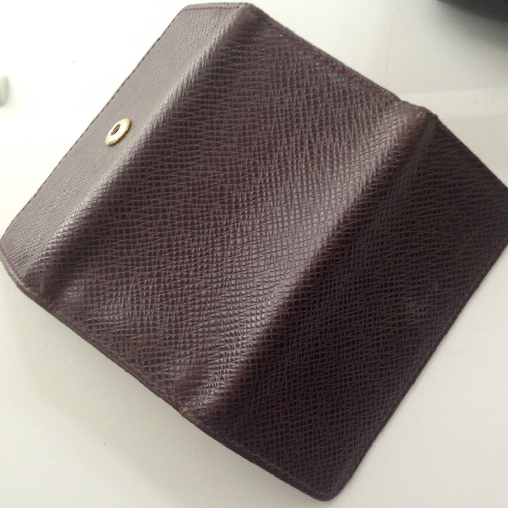 Authentic, Louis Vuitton, Burgundy Taiga Leather 4