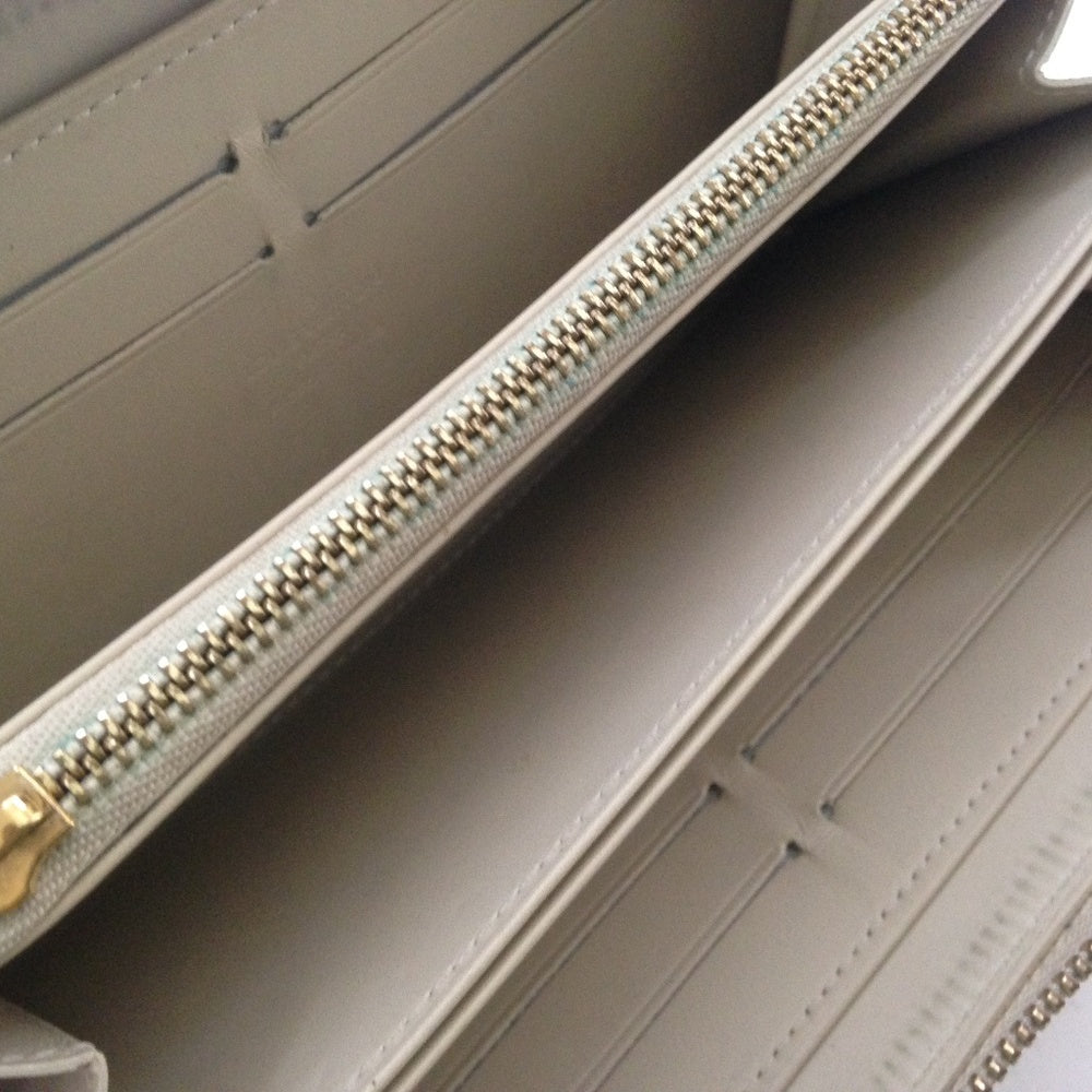 Louis Vuitton Beige Vernis Mono Zippy Long Wallet