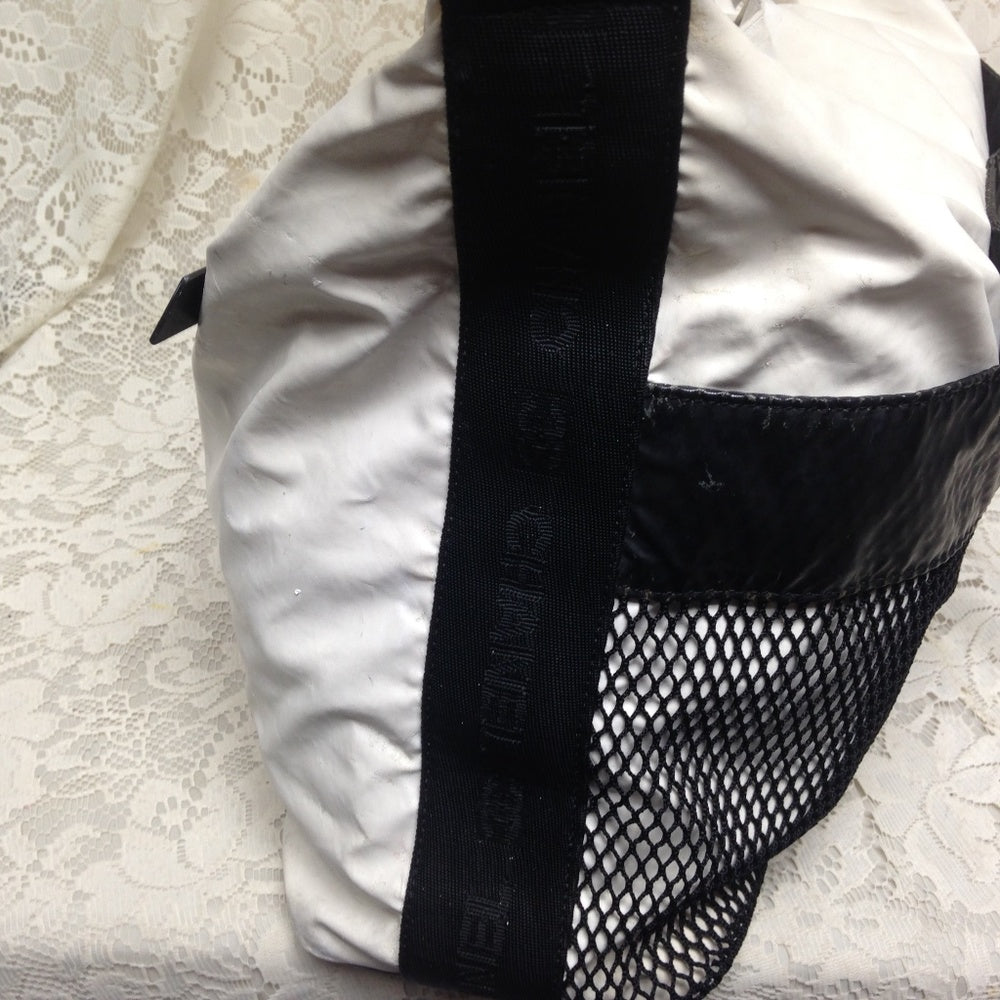 Chanel White-Black Large Weekend -Beach SBag-CB