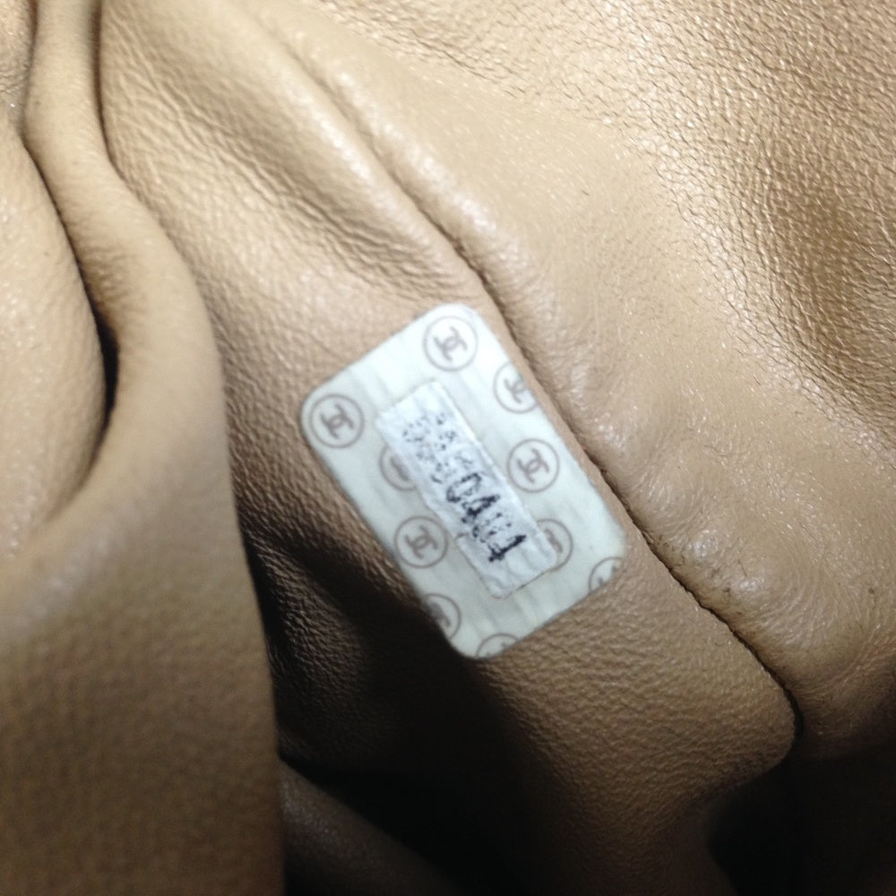 Chanel Khaki Suede Leather Weekend Crossbody