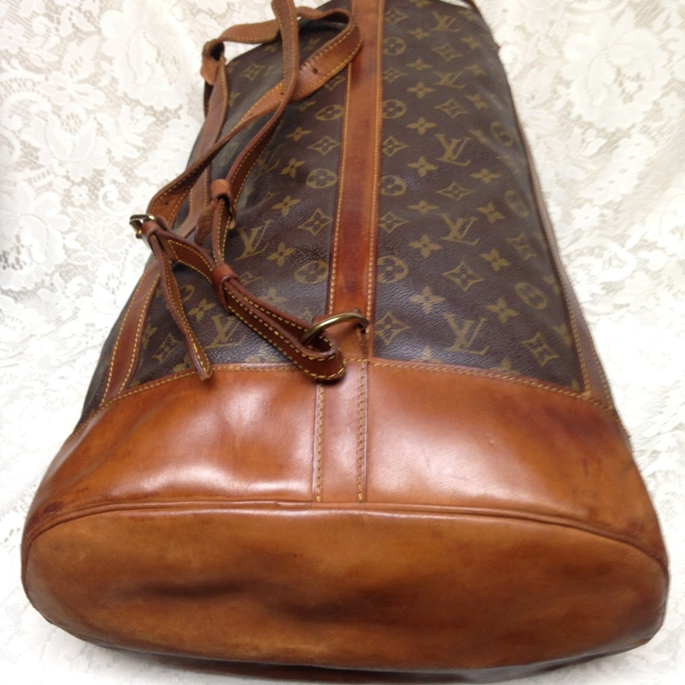 Louis Vuitton Brown Mono Coated Canvas Backpack