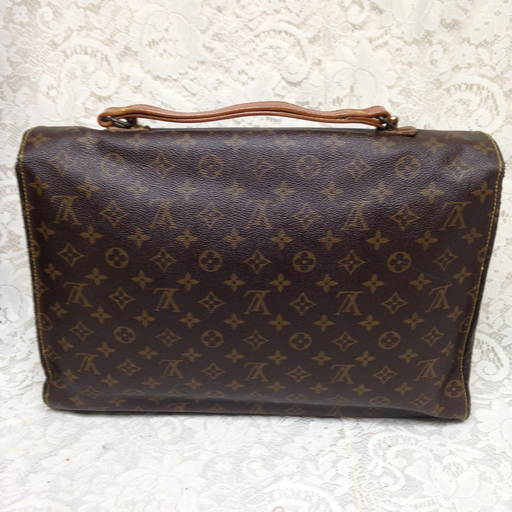Louis Vuitton Brown Mono Coated Canvas Briefcase