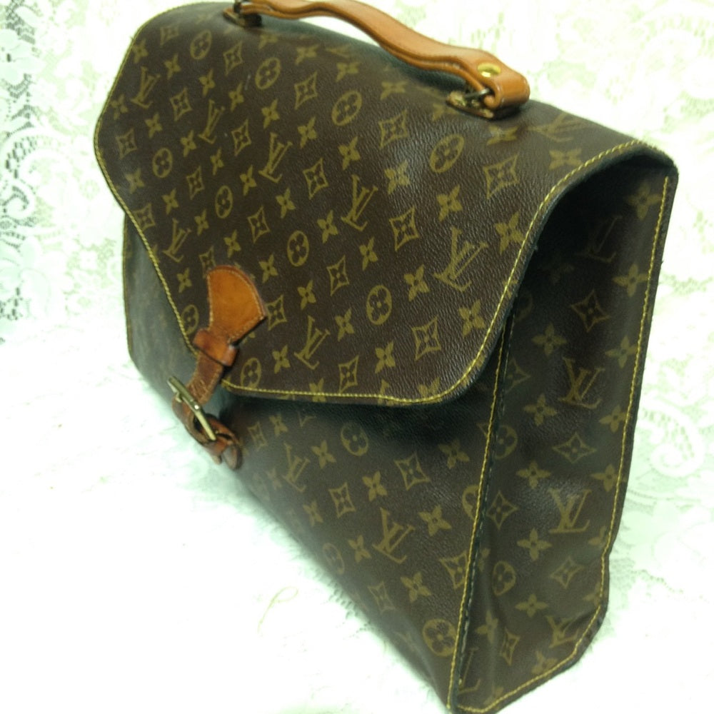 Louis Vuitton Brown Mono Coated Canvas Briefcase