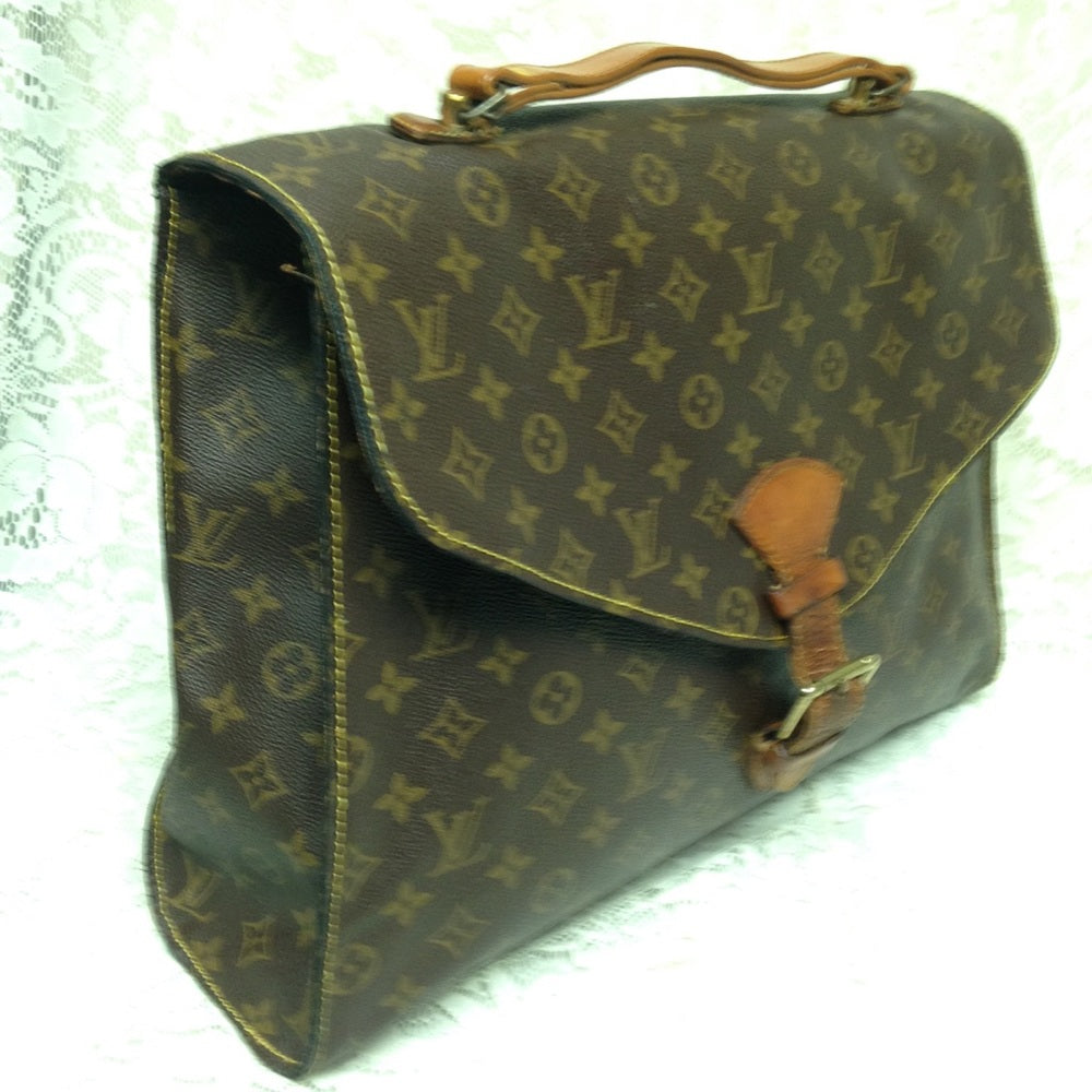 Louis Vuitton Brown Mono Coated Canvas Briefcase