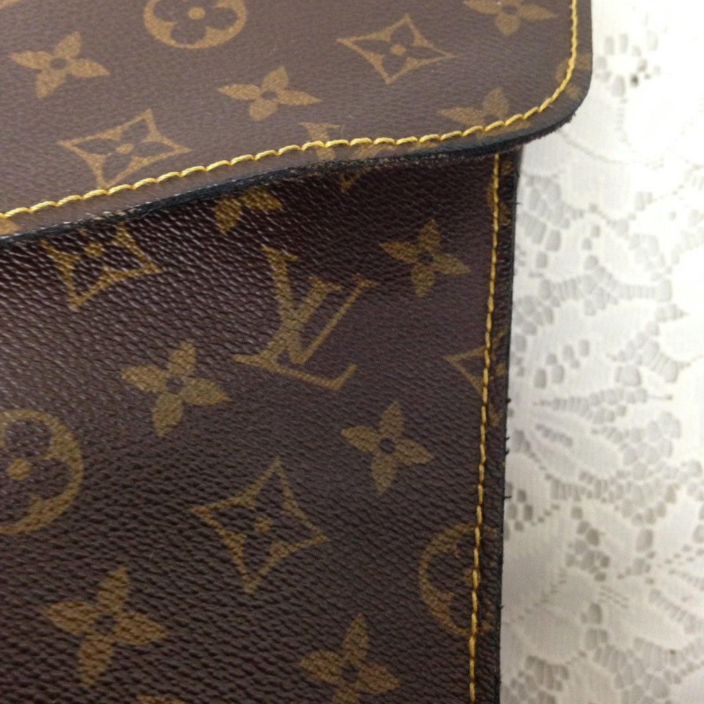 Louis Vuitton Brown Mono Coated Canvas Briefcase