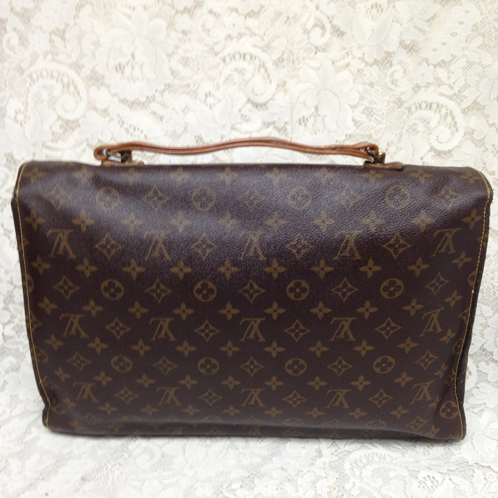 Louis Vuitton Brown Mono Coated Canvas Briefcase