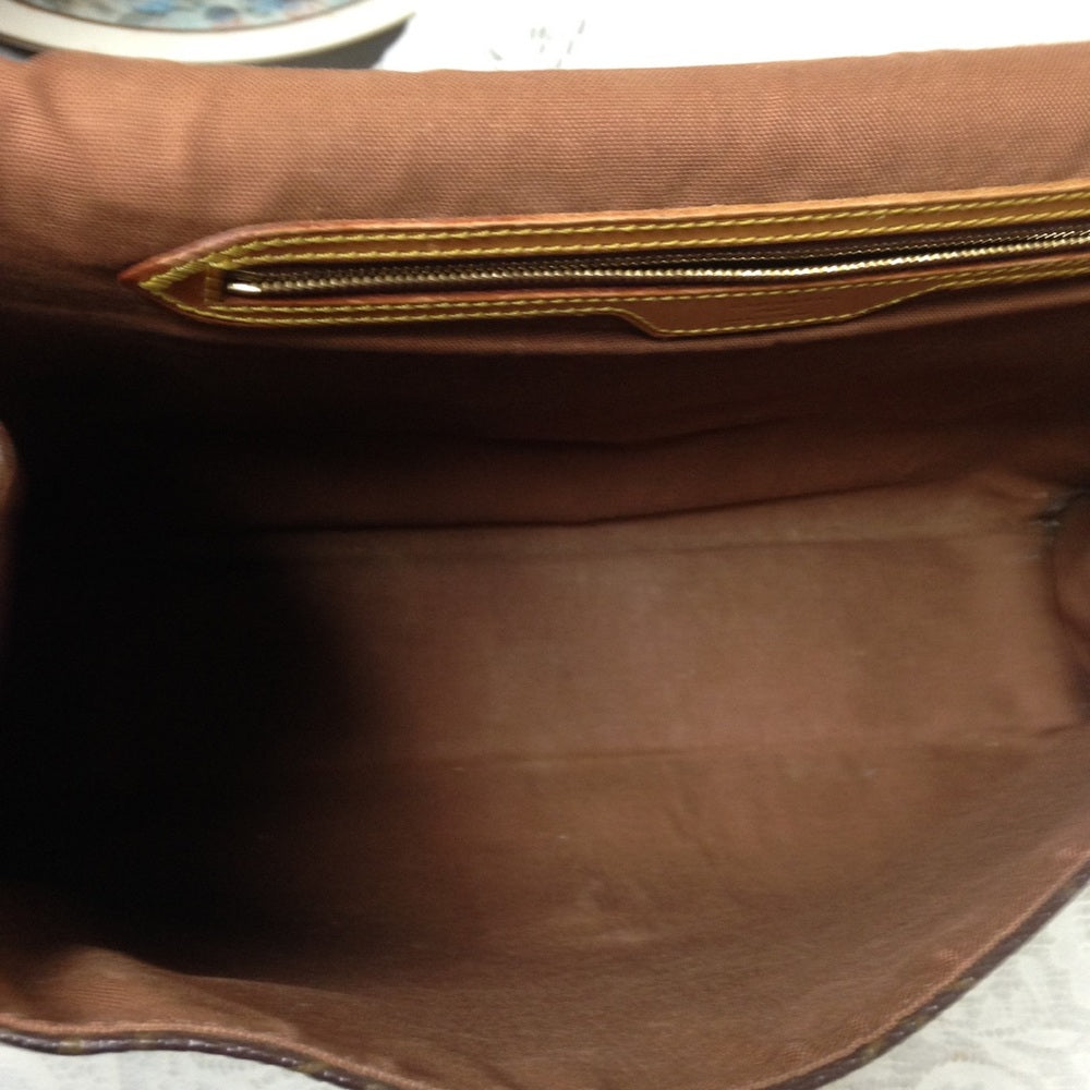 Louis Vuitton Brown Mono Coated Canvas Briefcase