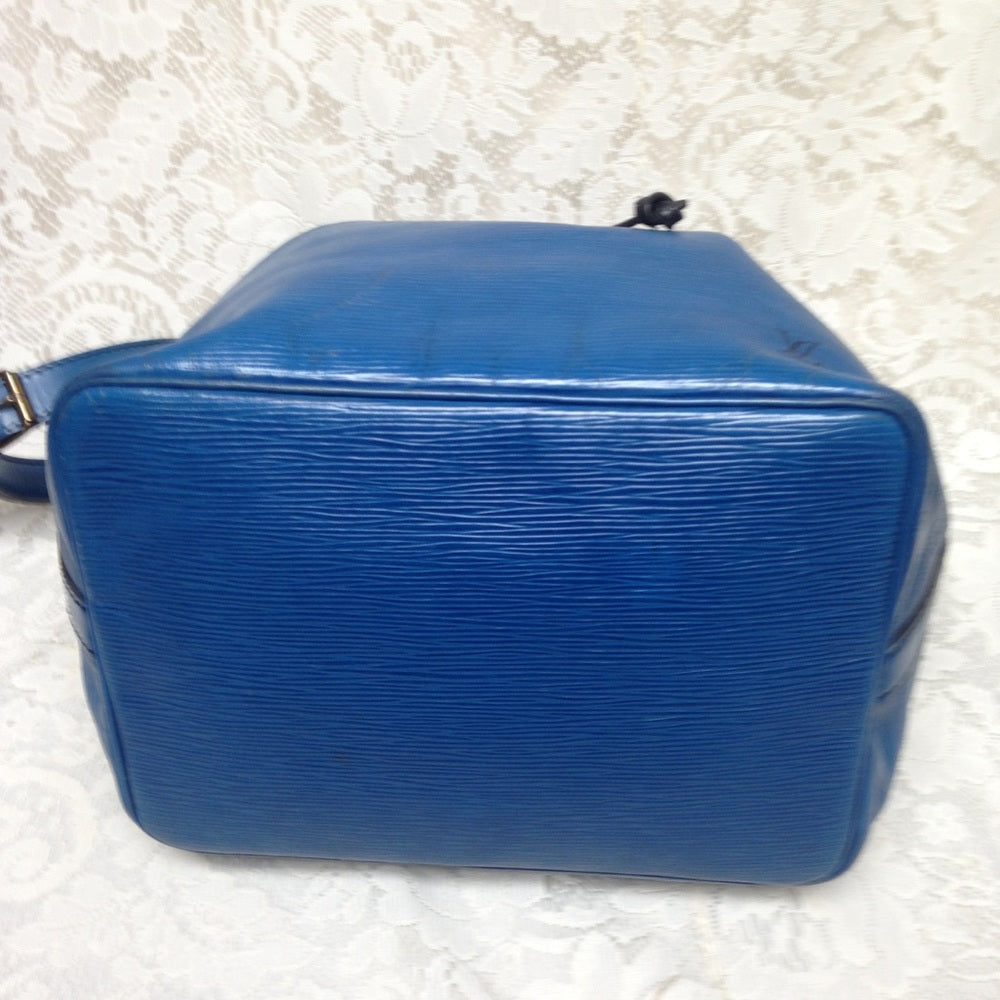 Louis Vuitton Blue Epi Leather Noe PM Shoulder Bag