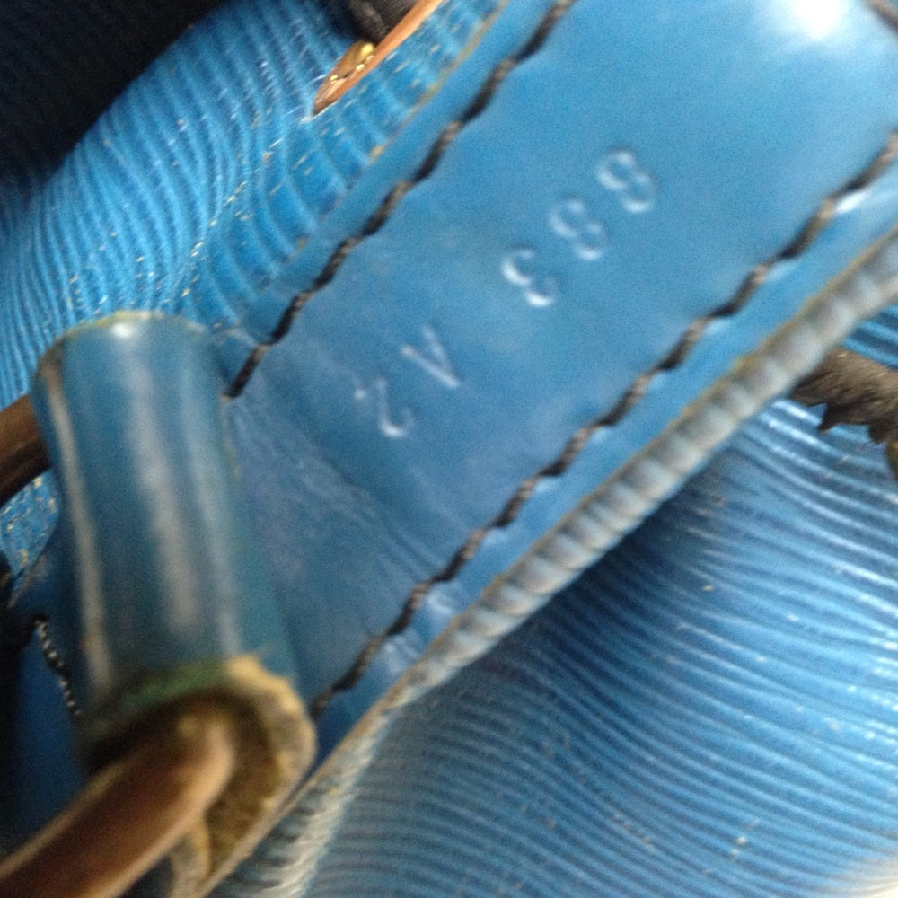 Louis Vuitton Blue Epi Leather Noe PM Shoulder Bag