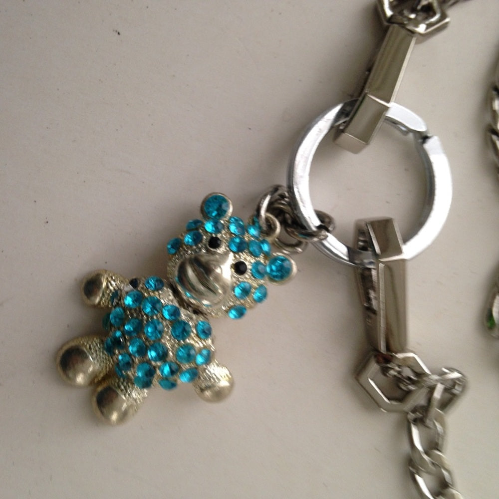 Coach 2-way Bear Keychain Pendant Necklace