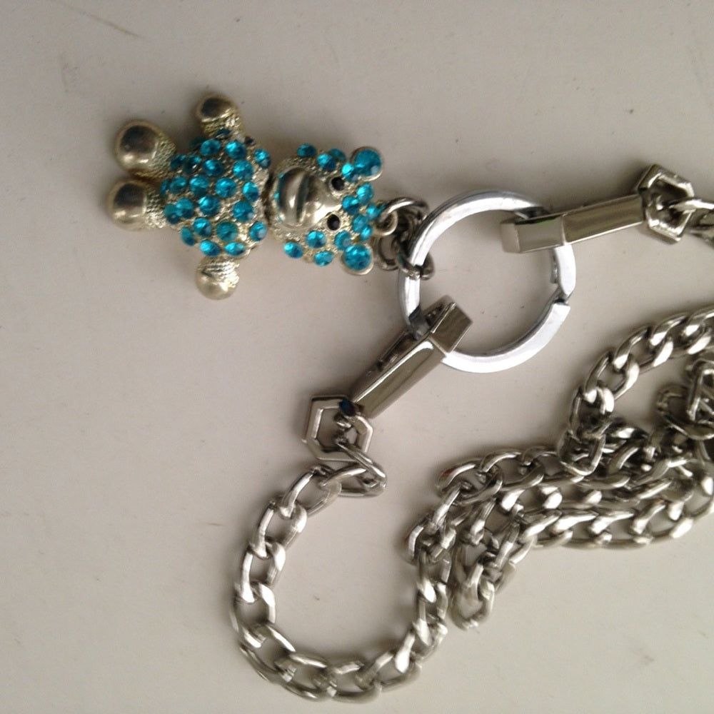 Coach 2-way Bear Keychain Pendant Necklace