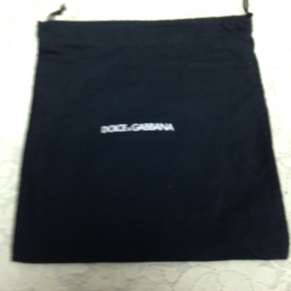 Dolce Gabana Black Dust Bag 9.5in x 9 in