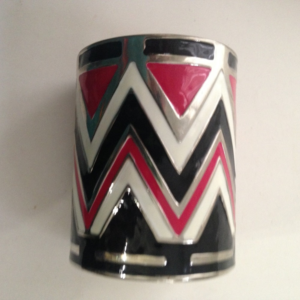 Vintage, Chunky, Stunning 3in W Cuff Bangle