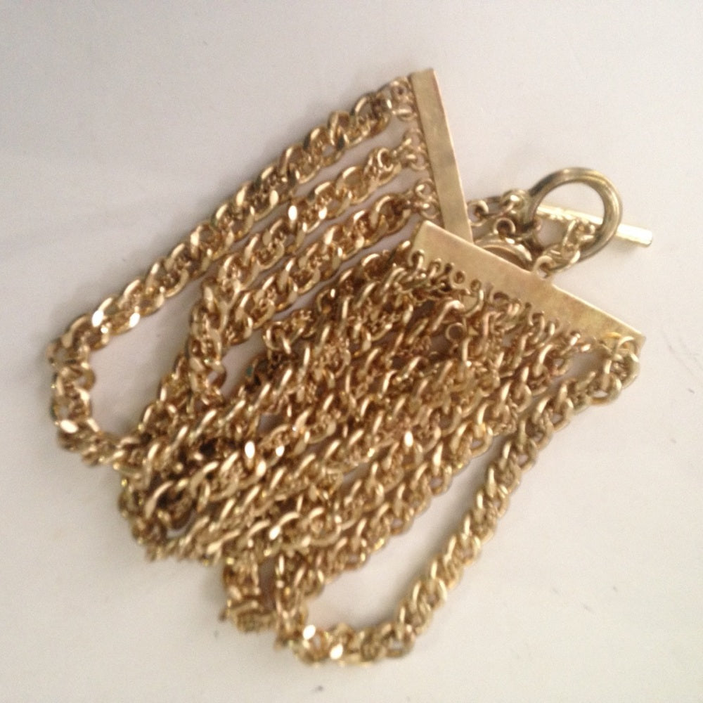 Vintage Elegant 6 in 1 Gold Chain Bracelet