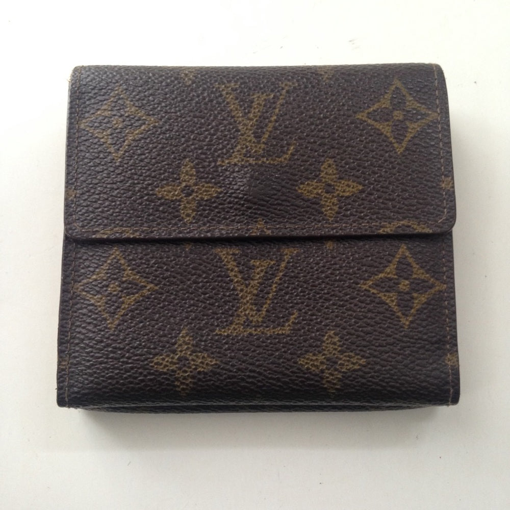 Louis Vuitton Brown Mono Elise Compact Wallet