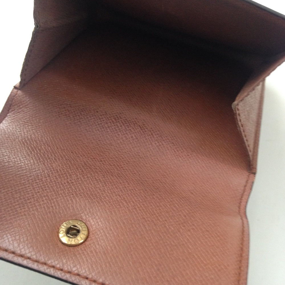 Louis Vuitton Brown Mono Elise Compact Wallet
