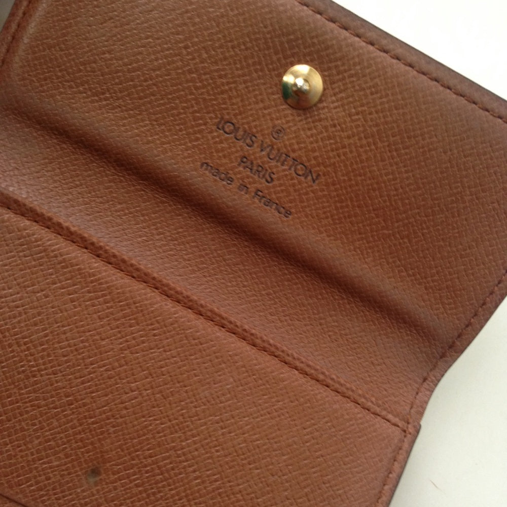 Louis Vuitton Brown Mono Elise Compact Wallet