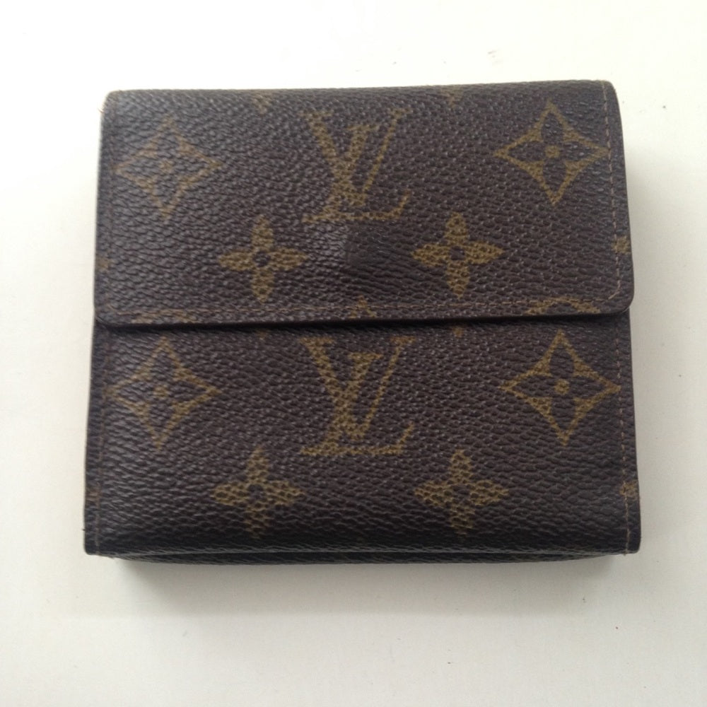 Louis Vuitton Brown Mono Elise Compact Wallet