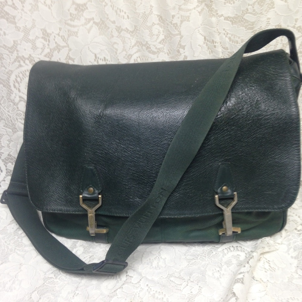 Louis Vuitton Green -Black Travel-Business Bag