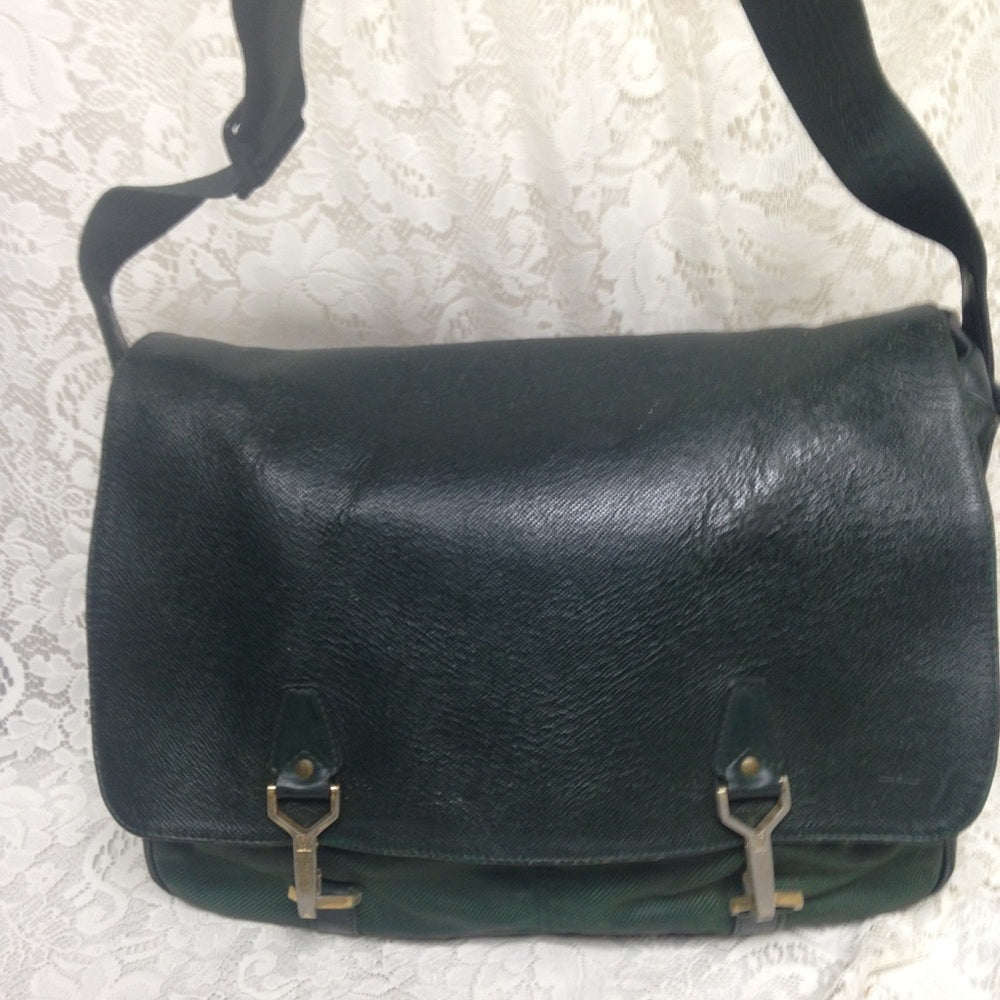 Louis Vuitton Green -Black Travel-Business Bag