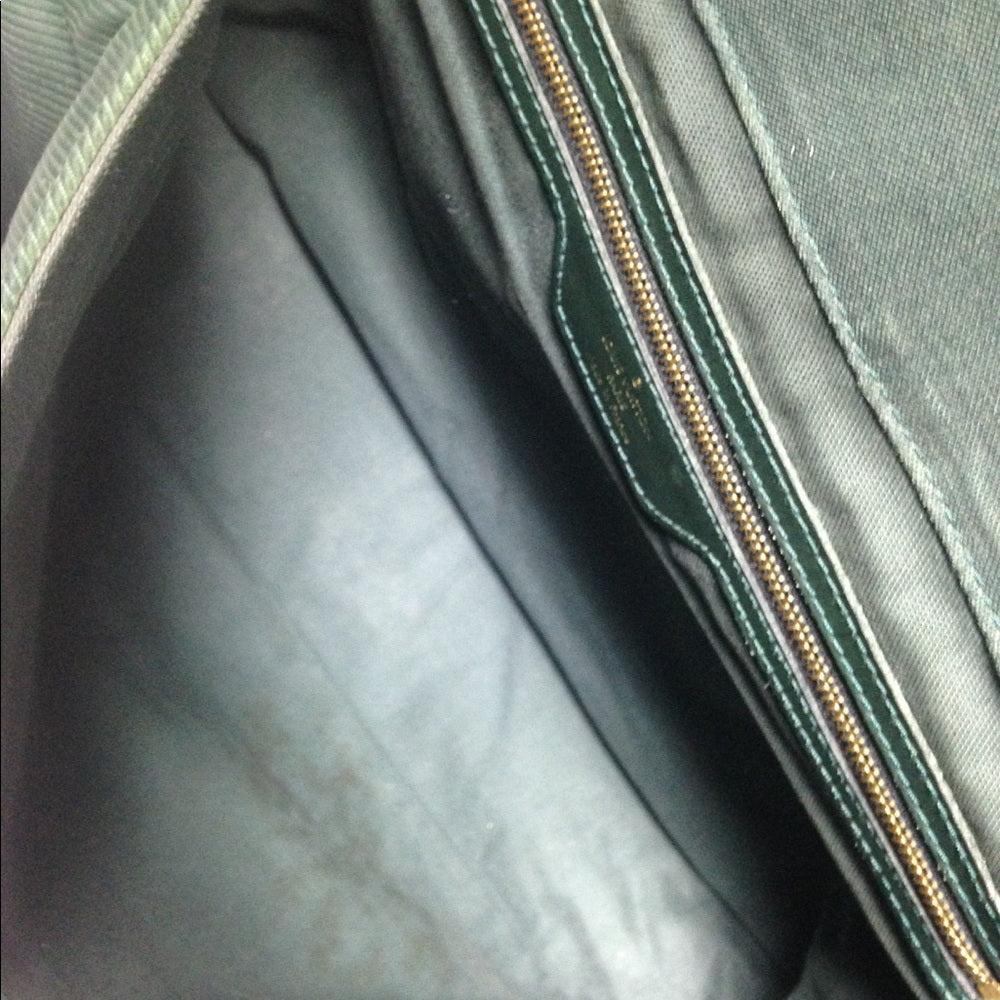 Louis Vuitton Green -Black Travel-Business Bag