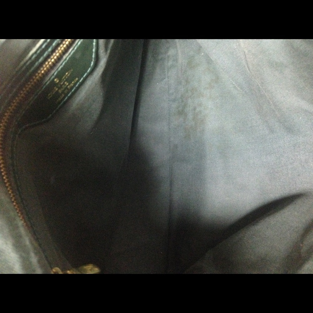 Louis Vuitton Green -Black Travel-Business Bag