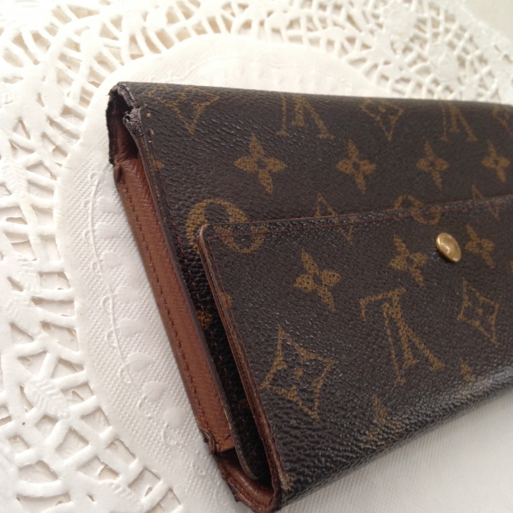 Louis Vuitton, Brown Mono, Tri-fold Wallet