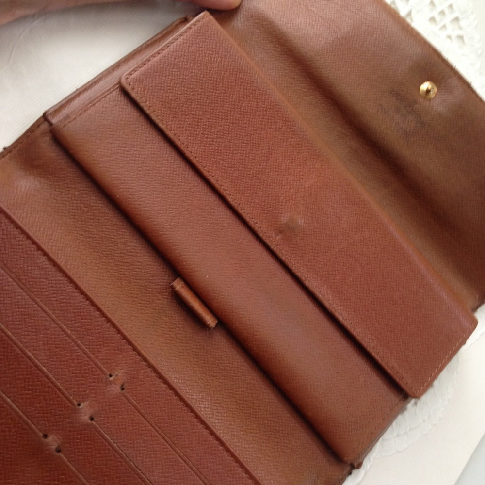 Louis Vuitton, Brown Mono, Tri-fold Wallet