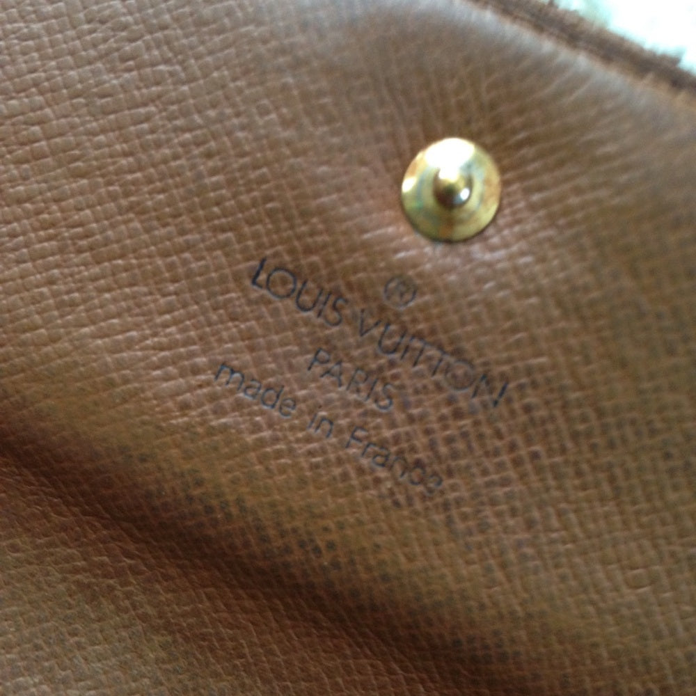 Louis Vuitton, Brown Mono, Tri-fold Wallet