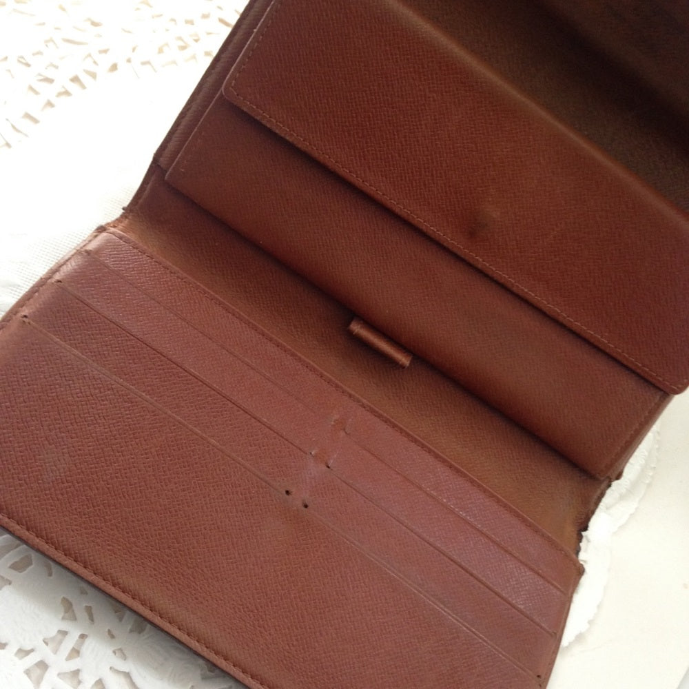 Louis Vuitton, Brown Mono, Tri-fold Wallet