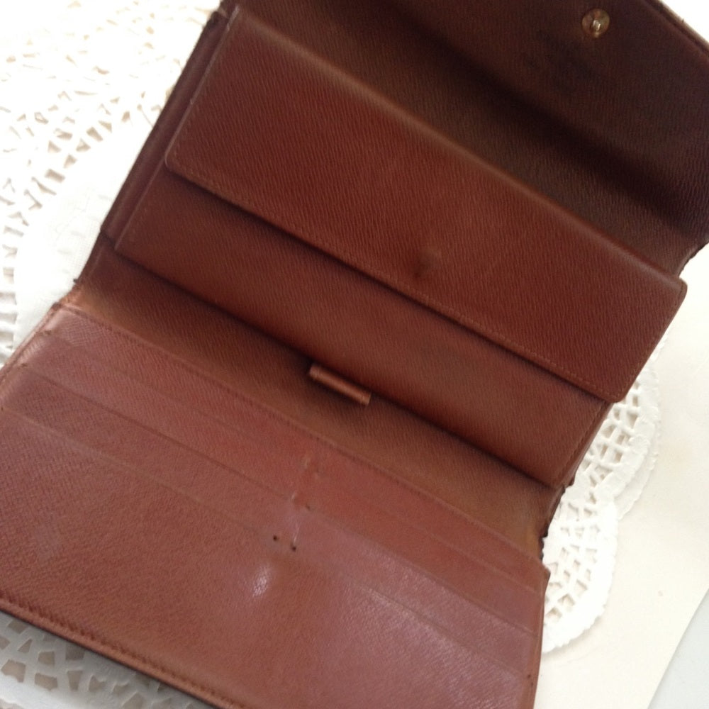 Louis Vuitton, Brown Mono, Tri-fold Wallet