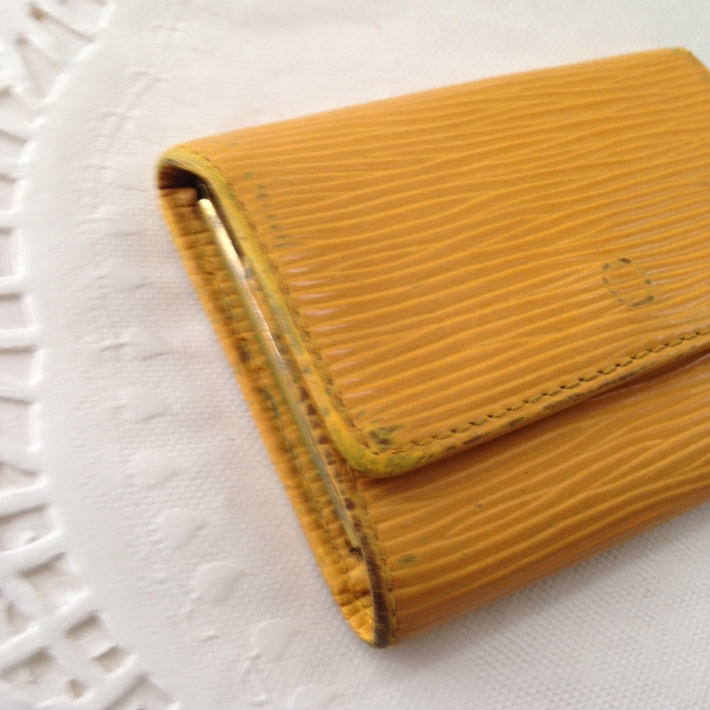 Louis Vuitton, Yellow Epi Leather 6-Hooks Key Case