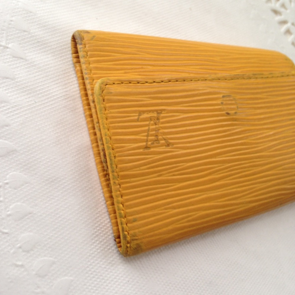 Louis Vuitton, Yellow Epi Leather 6-Hooks Key Case