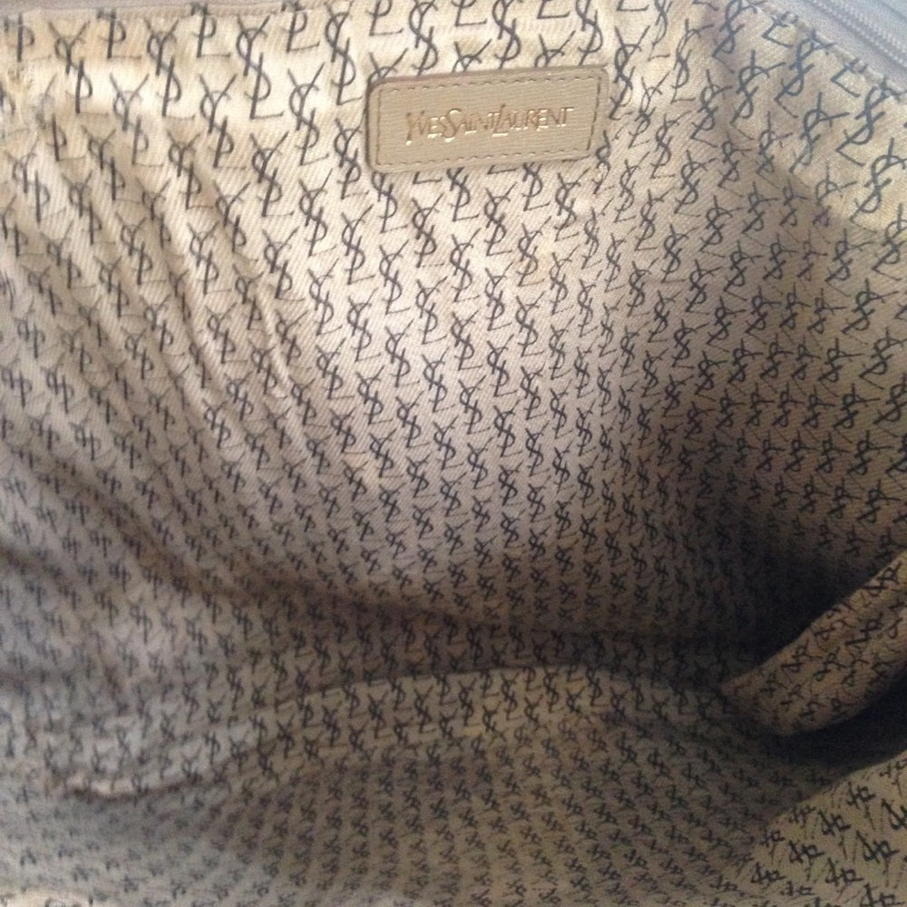 Yves Saint Laurent Large Coated Canvas Tote