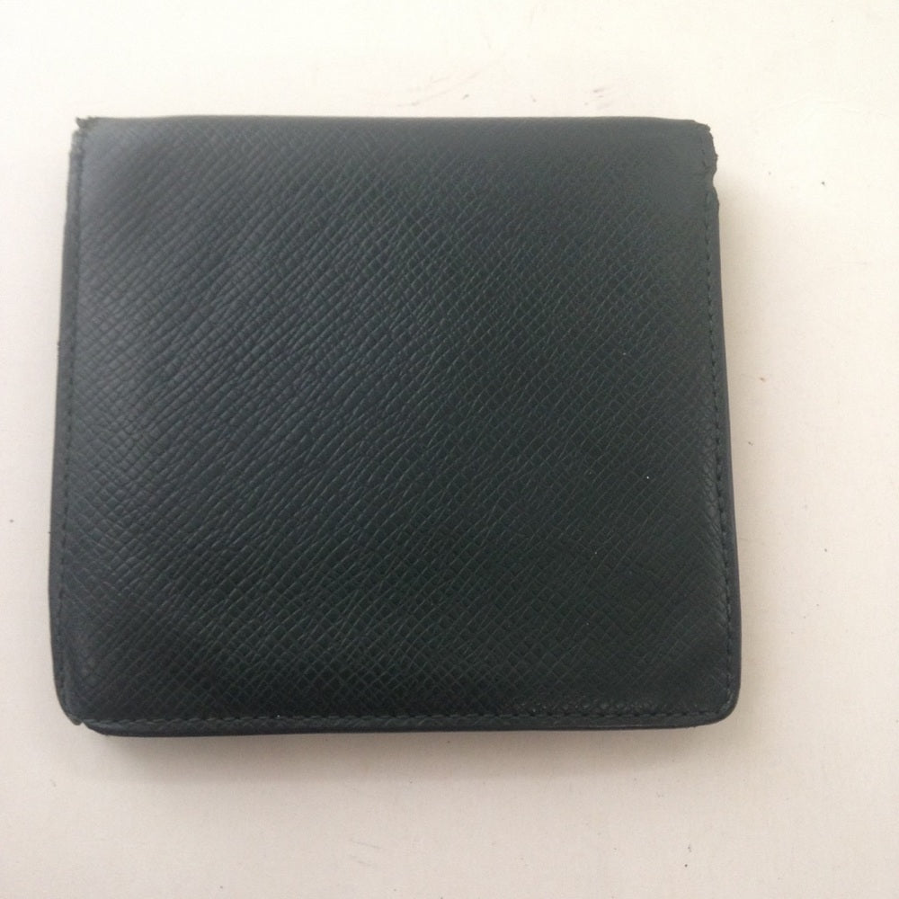 Louis Vuitton Green Taiga Leather Mens Wallet