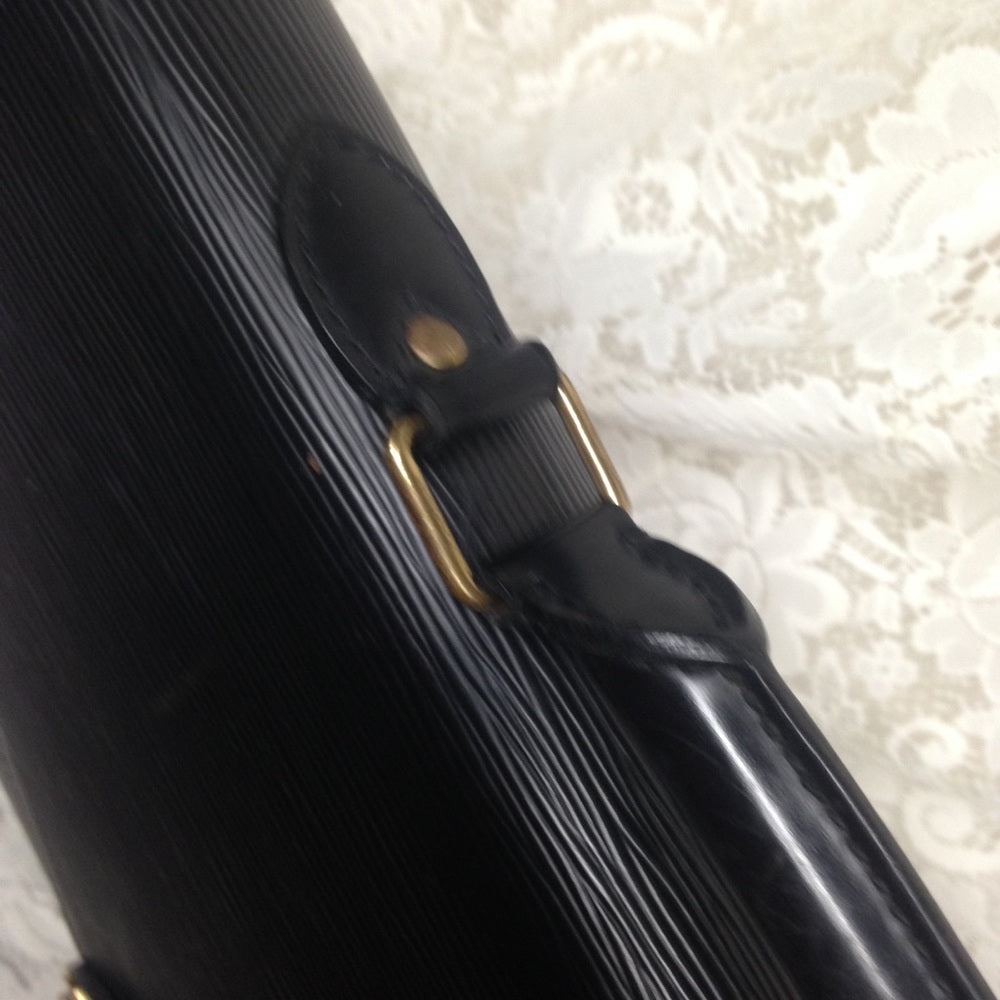 Louis Vuitton Black Epi Leather 2-Gusset Briefcase