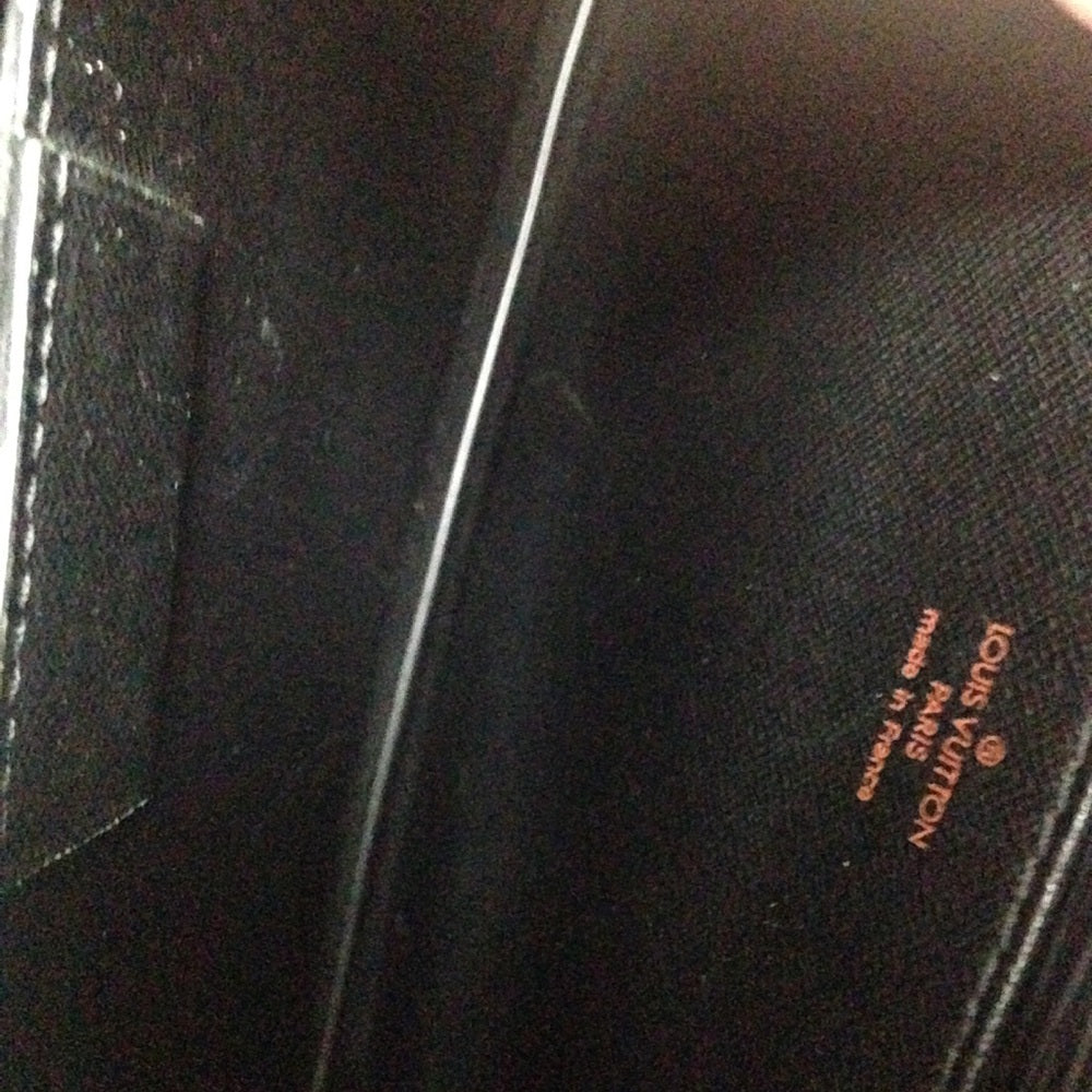 Louis Vuitton Black Epi Leather 2-Gusset Briefcase