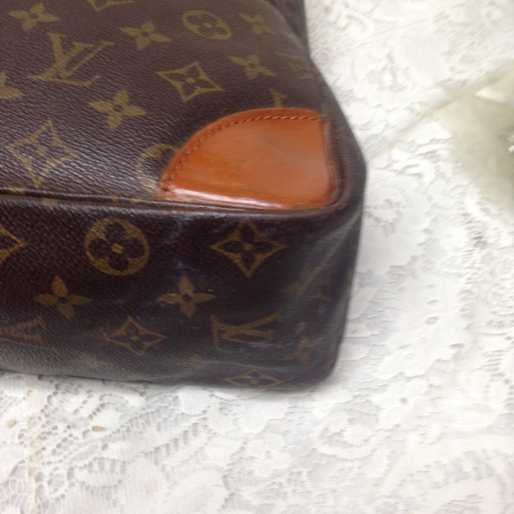 Louis Vuitton Brown Mono Boulogne 50 Business Bag