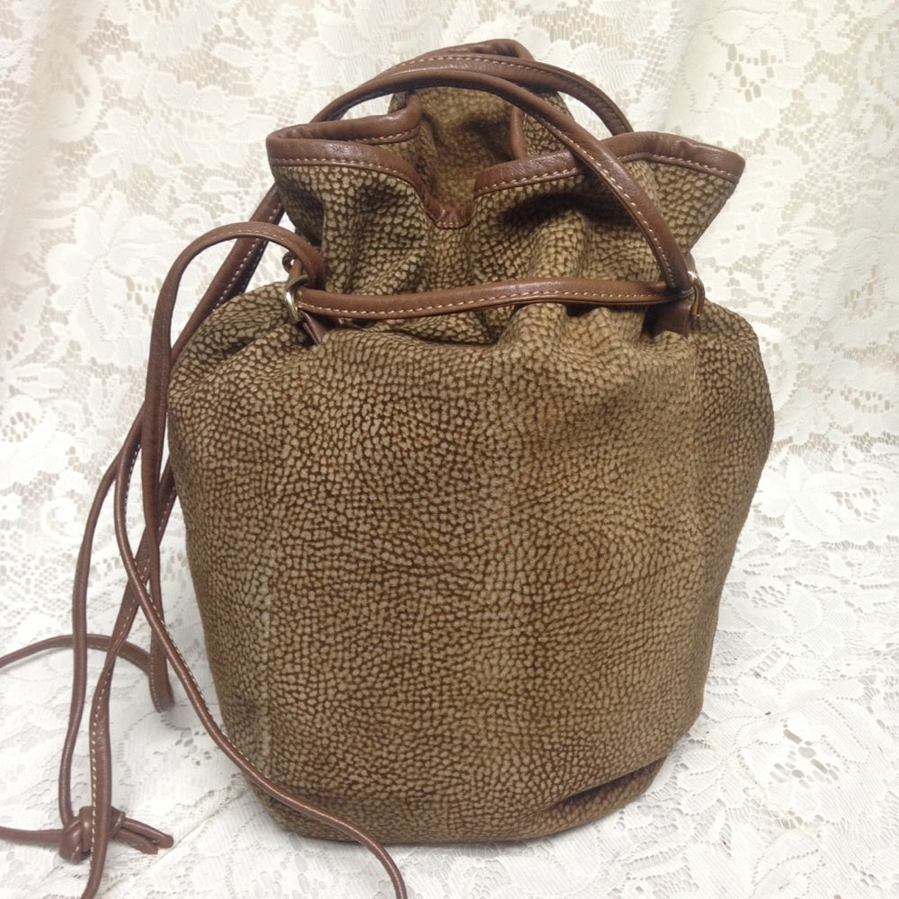 Redwall Borbonese Quail Suede Drawstring Crossbody