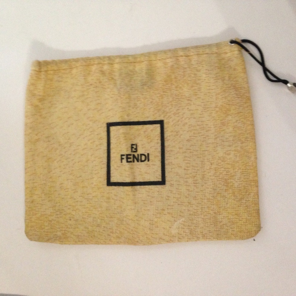 Fendi Yellow Dust Bag 10in x8in