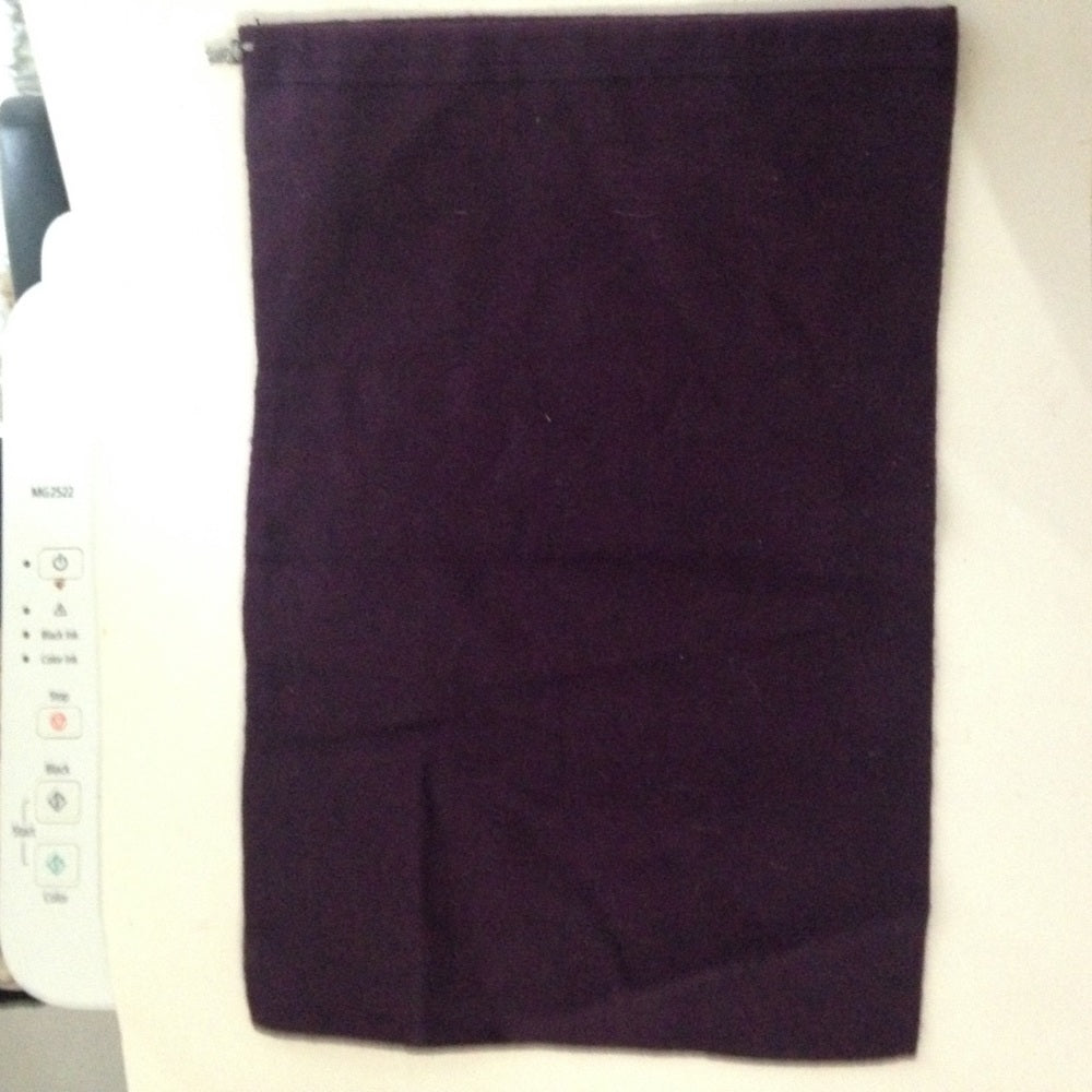 Jimmy Choo Dark Purple Dust Bag 14in x 9 in