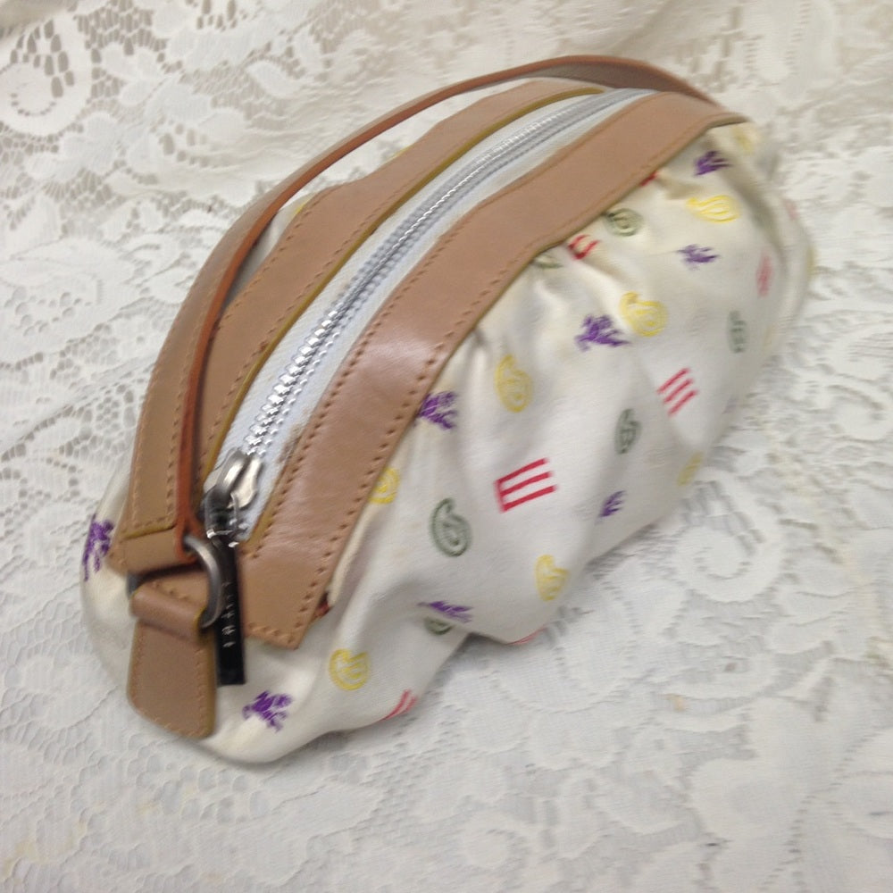 Etro, White, Multicolor Mono Handbag 8inx4inx3in